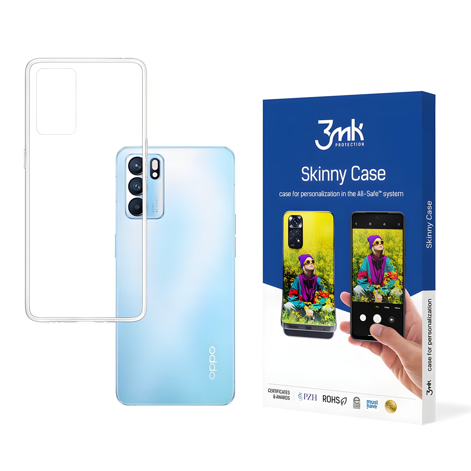 3mk Skinny futrola za Oppo Reno 6 5G - Prozirna KP20160