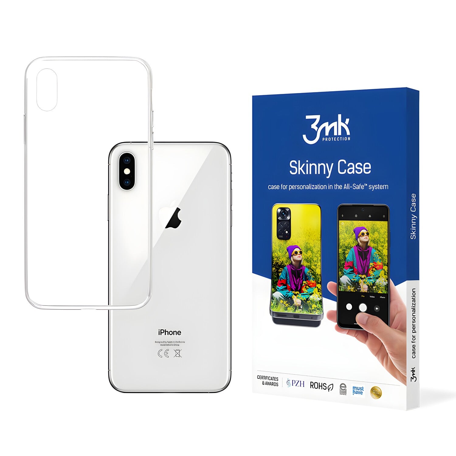 3mk Skinny futrola za Apple iPhone XS Max - Prozirna KP20194