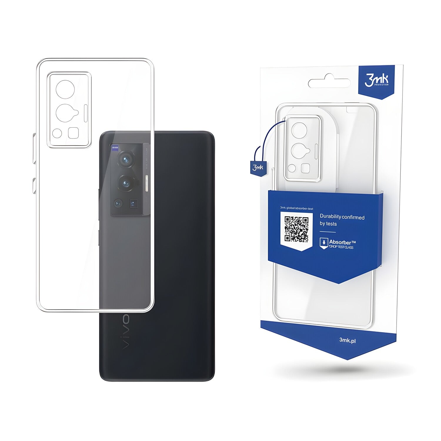 3mk Clear case futrola za Vivo X70 Pro - Prozirna KP20253