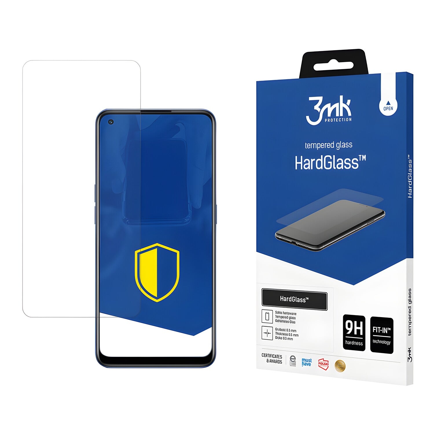 3mk HardGlass zaštitno staklo za Oppo Reno7 5G - Prozirna KP20576
