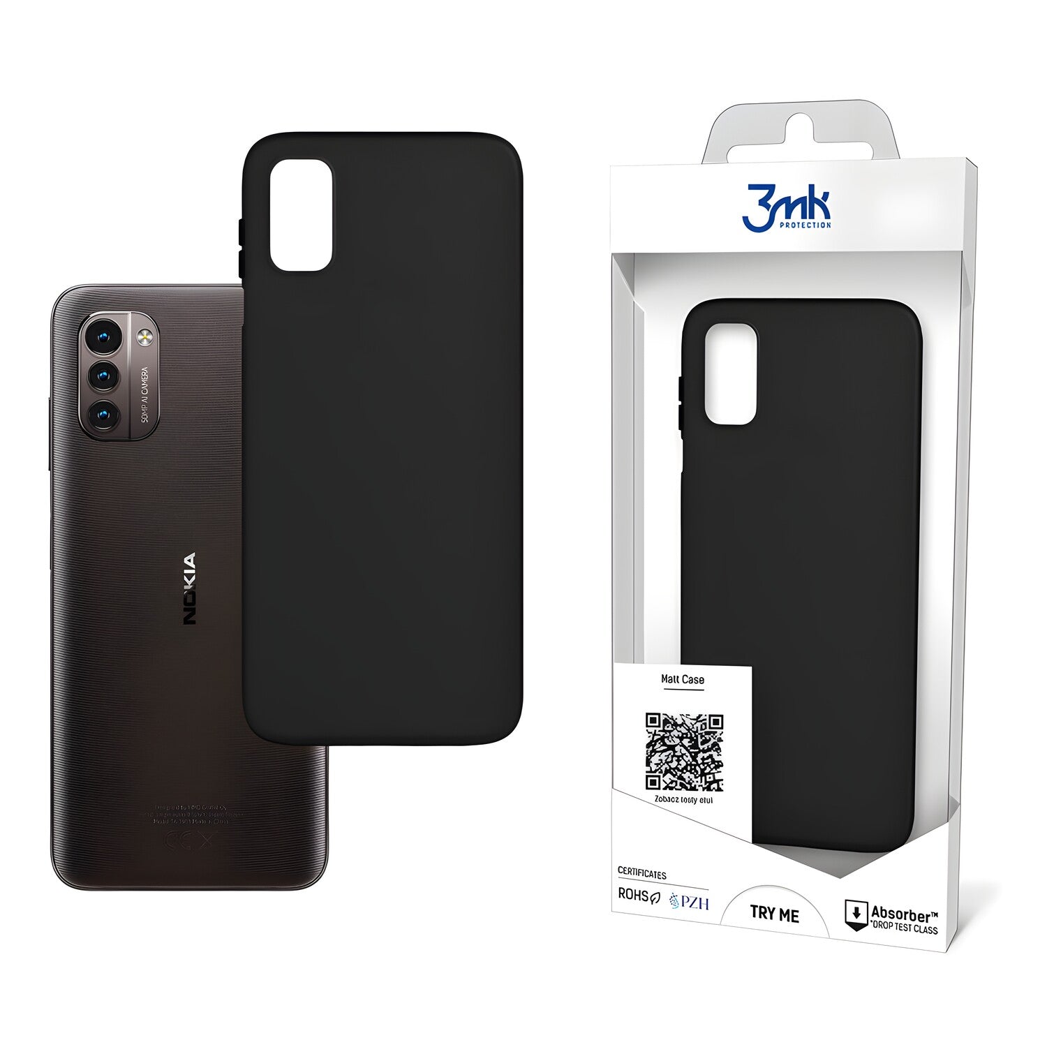 3mk Matt case futrola za Nokia G11/G21 - Crna KP20266
