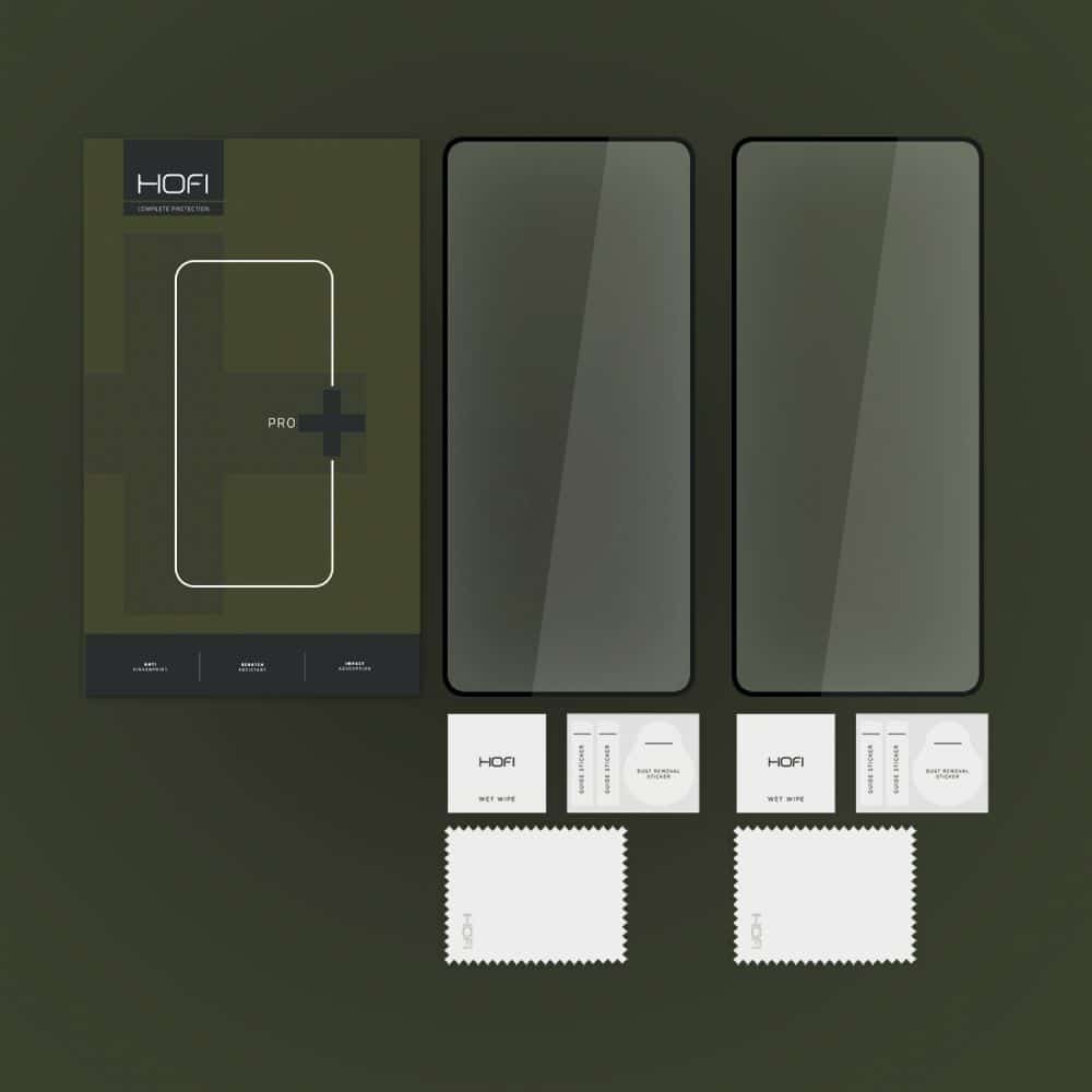 TVRZENÉ SKLO HOFI GLASS PRO+ 2-BALENÍ PRO XIAOMI REDMI NOTE 13 5G / 13 PRO 4G / 5G černé