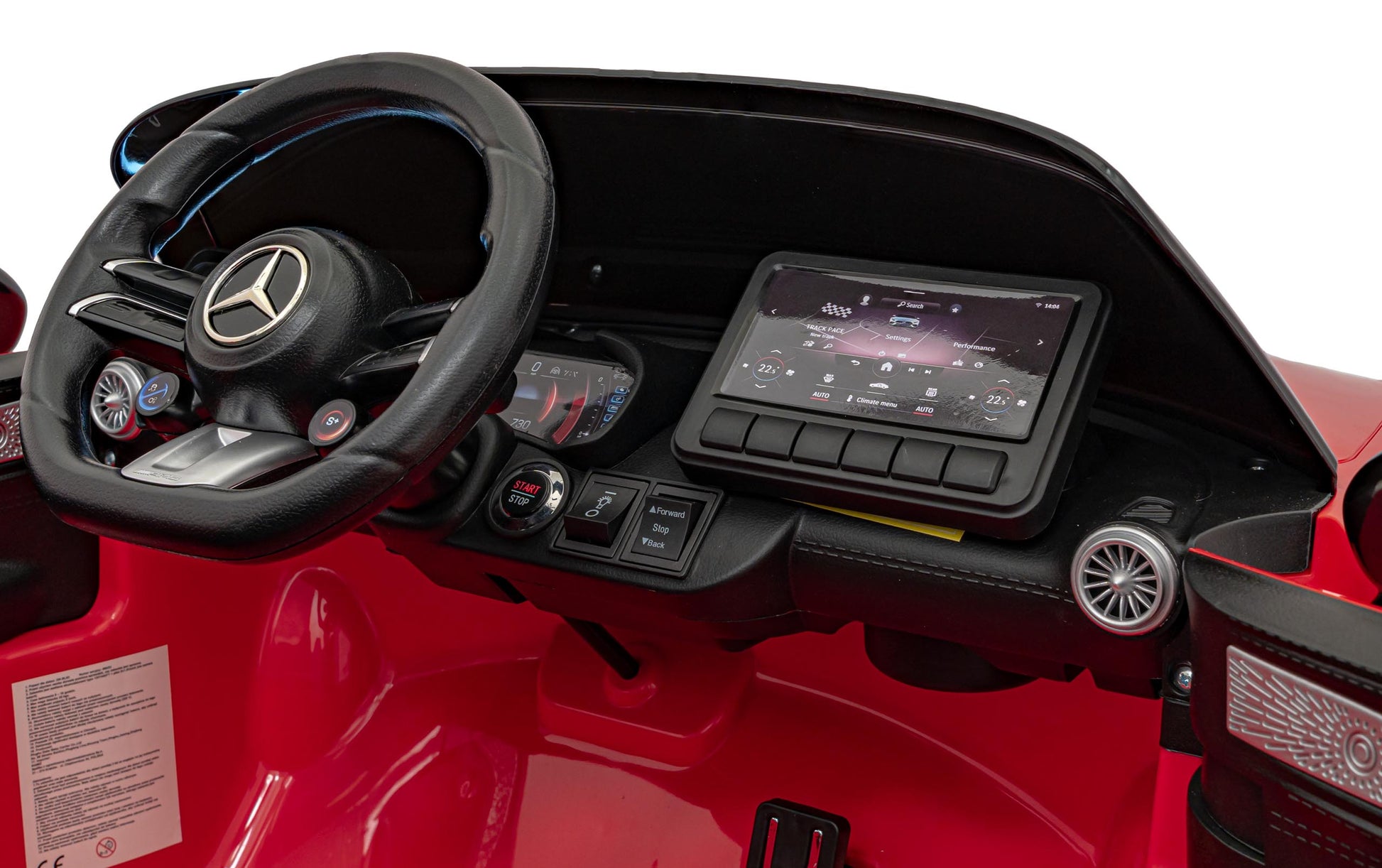 Licencirani auto na akumulator Mercedes Benz AMG SL63 4x4 - crveni
