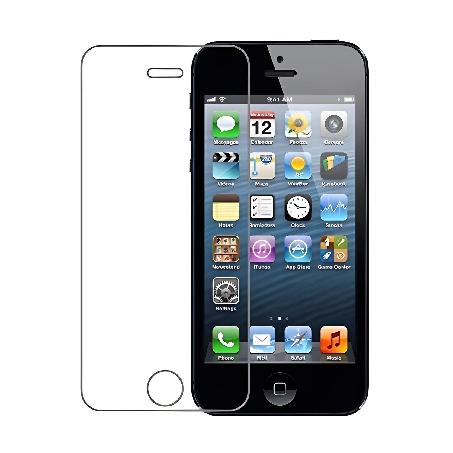 Kaljeno staklo 9H za Apple iPhone 4/iPhone 4S - Prozirna KP26599