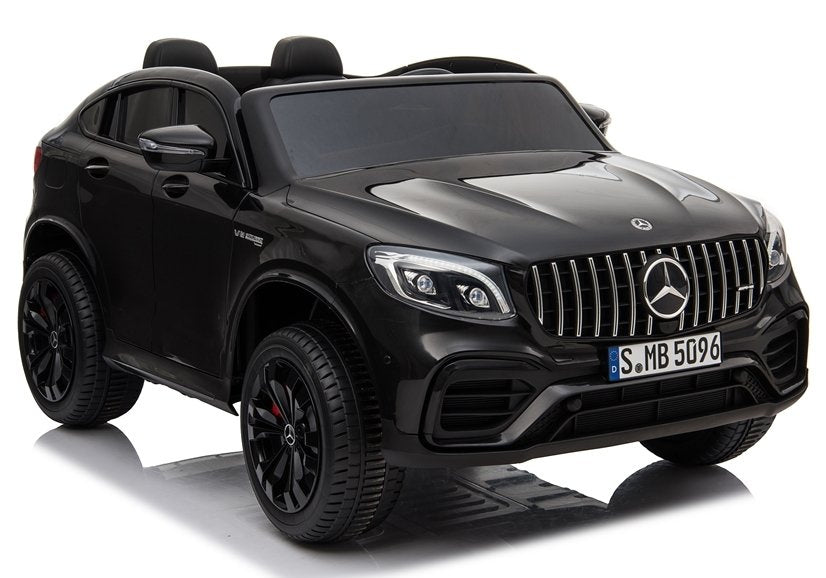 Licencirani auto na akumulator Mercedes GLC 63S QLS 4x4 - dvosjed - crni