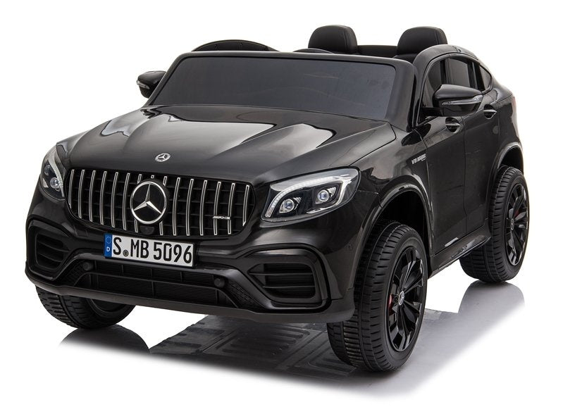 Licencirani auto na akumulator Mercedes GLC 63S QLS 4x4 - dvosjed - crni
