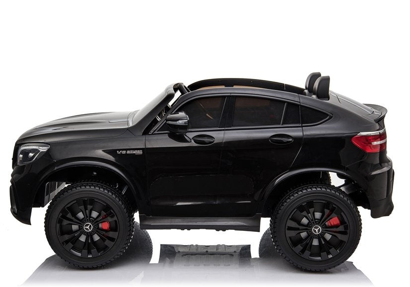 Licencirani auto na akumulator Mercedes GLC 63S QLS 4x4 - dvosjed - crni