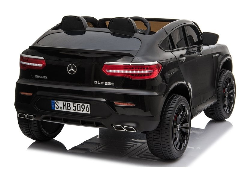 Licencirani auto na akumulator Mercedes GLC 63S QLS 4x4 - dvosjed - crni