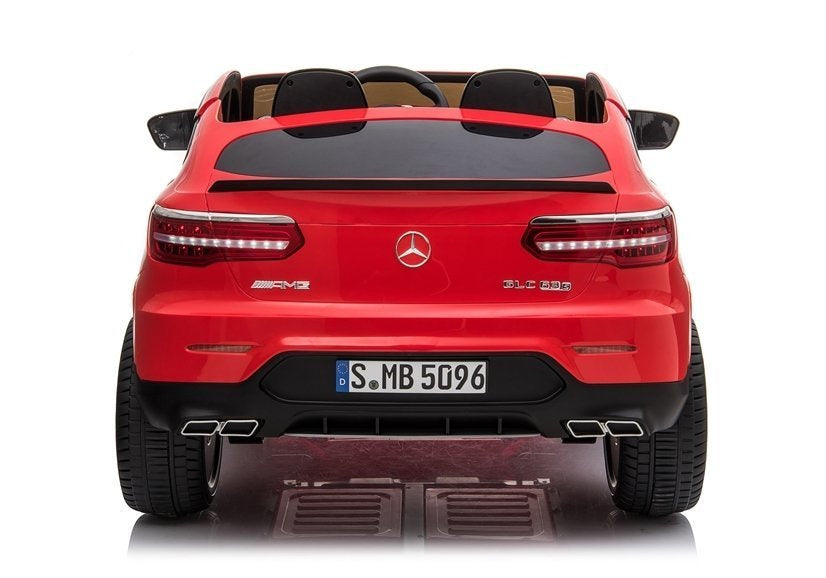 Licencirani auto na akumulator Mercedes GLC 63S QLS 4x4 - dvosjed - crveni