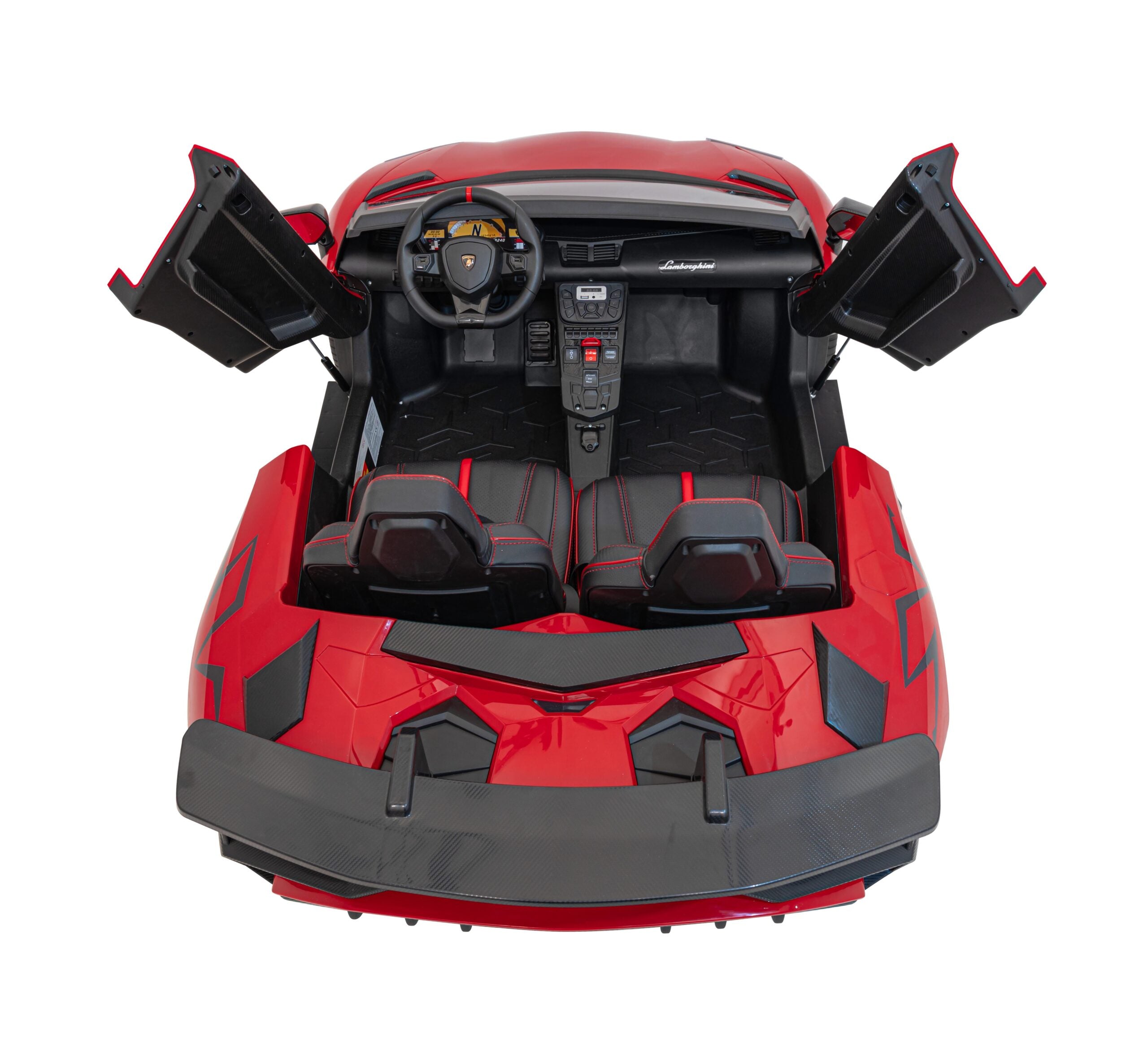 Licencirani auto na akumulator Lamborghini Aventador SV STRONG - dvosjed - crveni