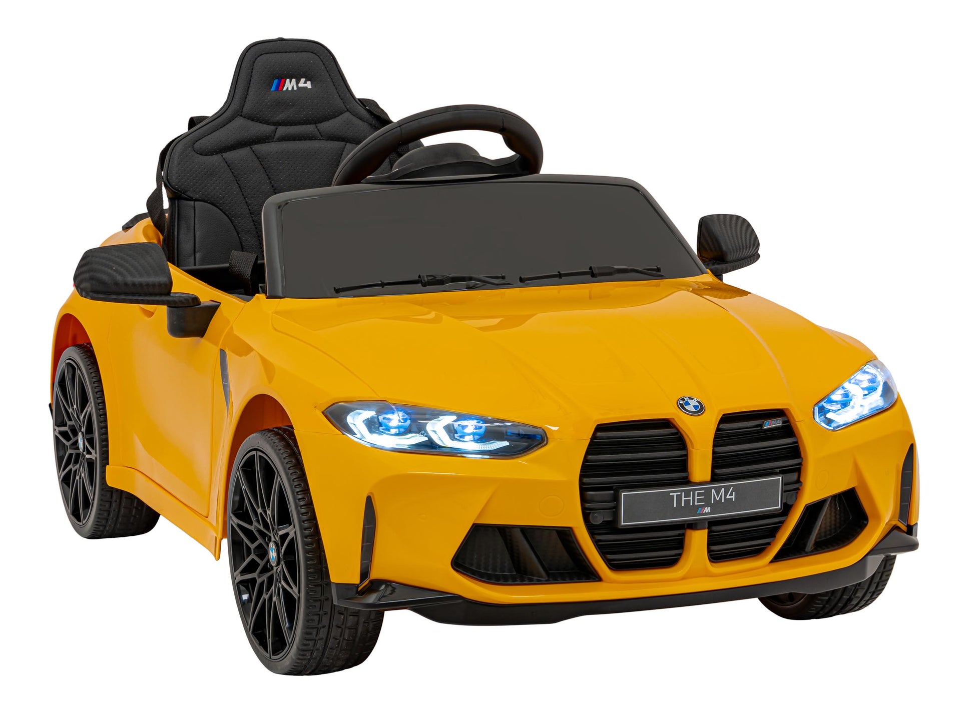 Licencirani auto na akumulator BMW M4 - žuti
