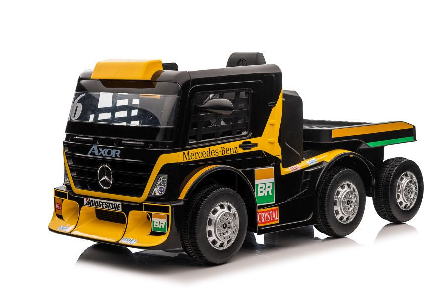 Kamion na akumulator Mercedes XMX622B - žuti