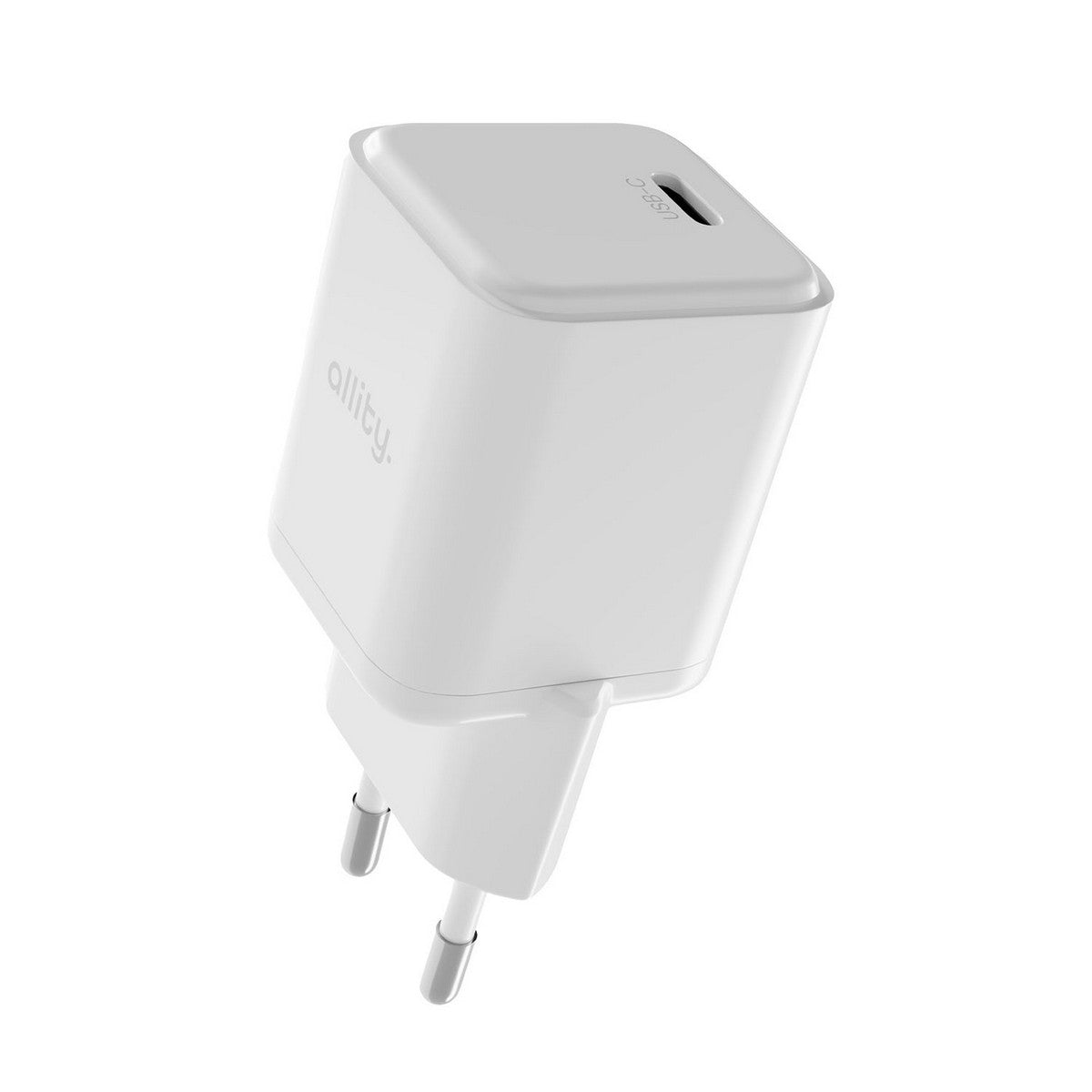ALLITY zidni punjač GaN PD QC ATC-01-20WC 1x USB-C 20W bijeli