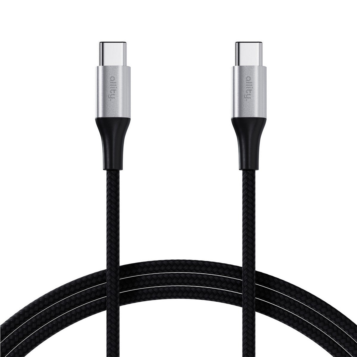 ALLITY kabel AUC-01 USB-C - USB-C 2,0 m 100W CRNI