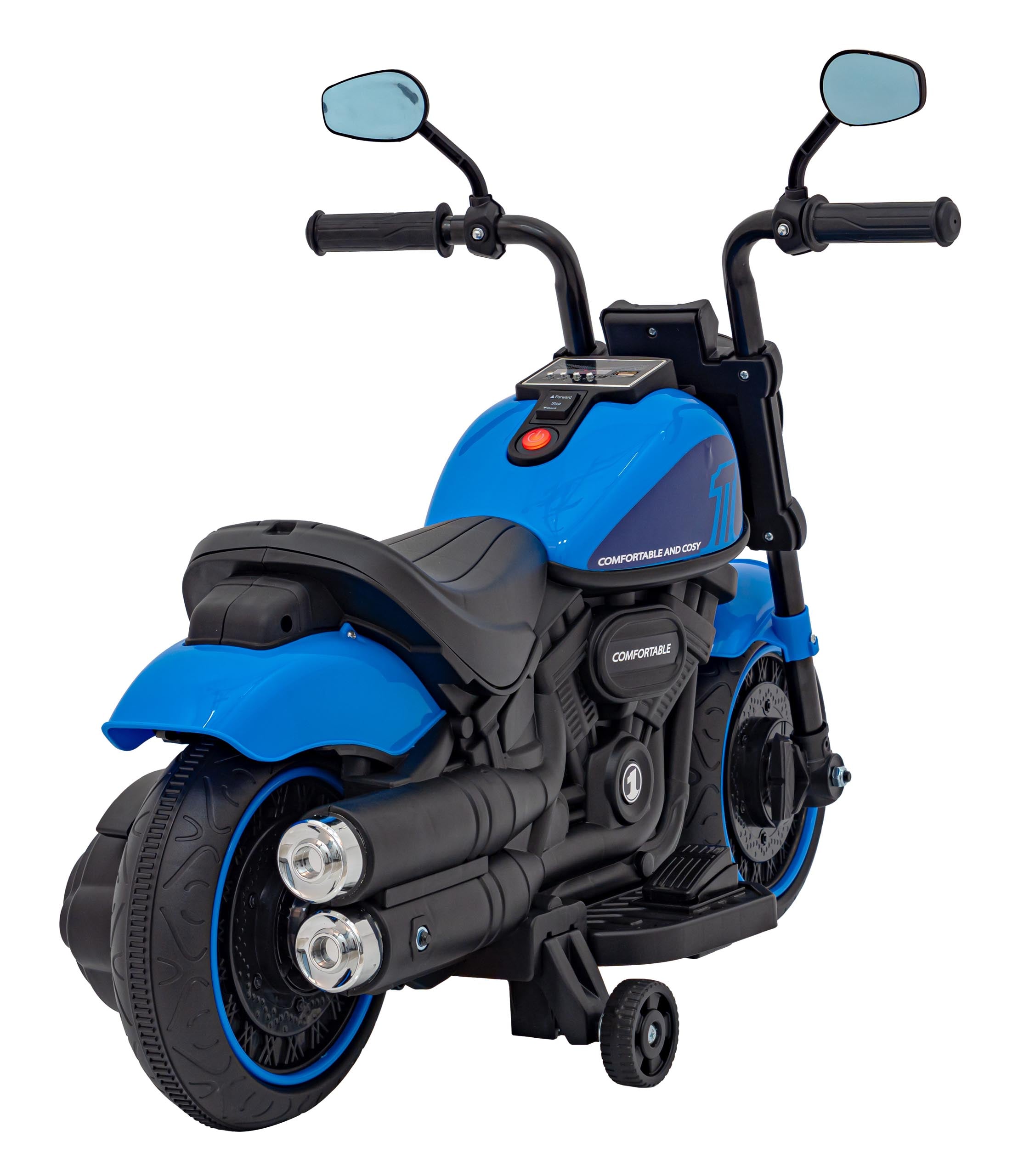 Motor na akumulator FASTER motorbike - plavi