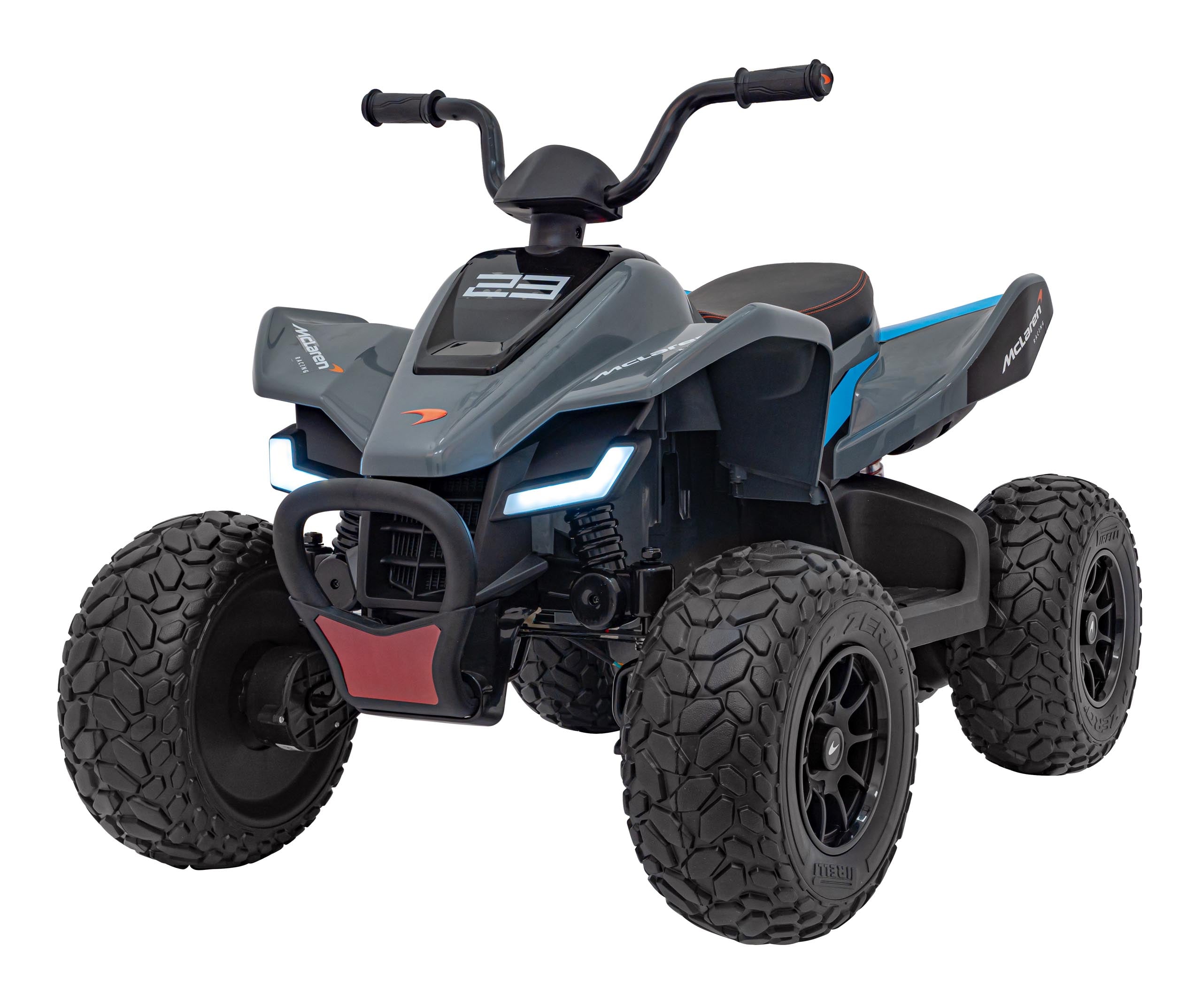 Licencirani quad na akumulator Mclaren Racing MCL 35 4x4- sivi