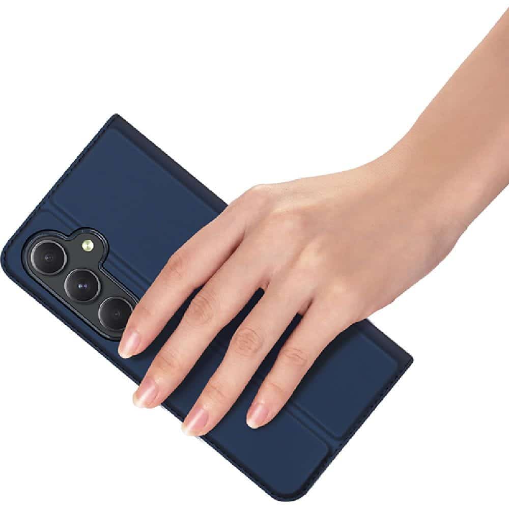 DUX DUCIS Skin Pro – pouzdro typu kniha pro Samsung Galaxy A55 modré