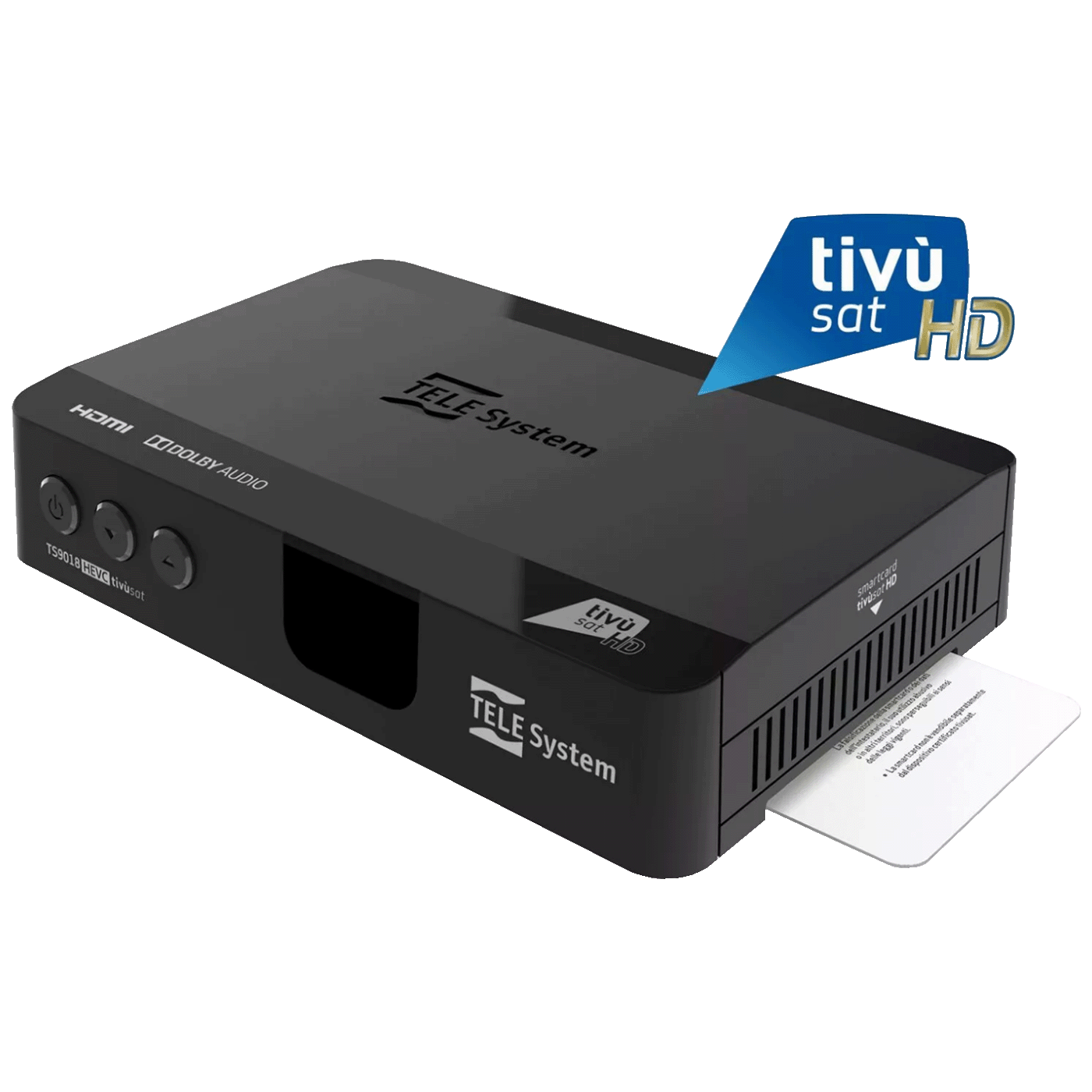 TELE System Prijemnik satelitski, DVB-S/S2 sa tivùsat smart karticom - TS9018 HD + Tivusat karte