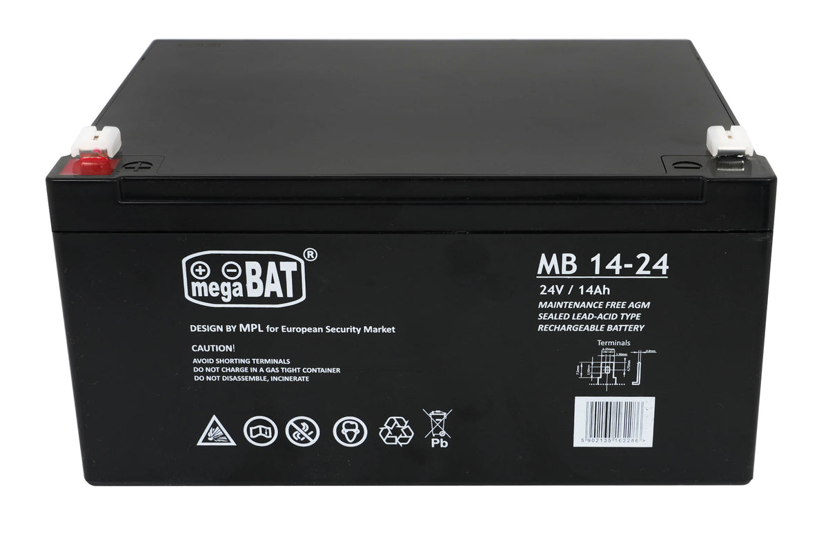 Vehicle parts battery 24V 14AH