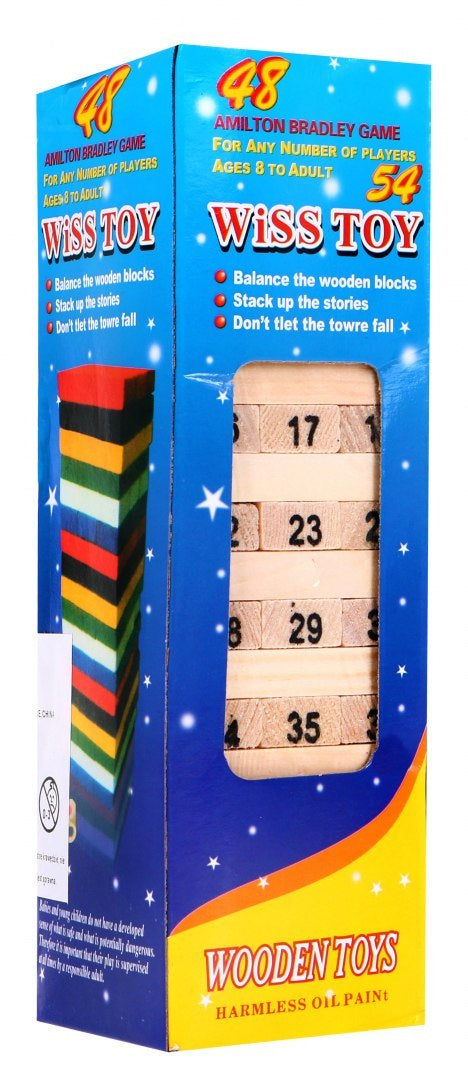 Jenga - 19 cm x 5,5 cm x 5,5 cm