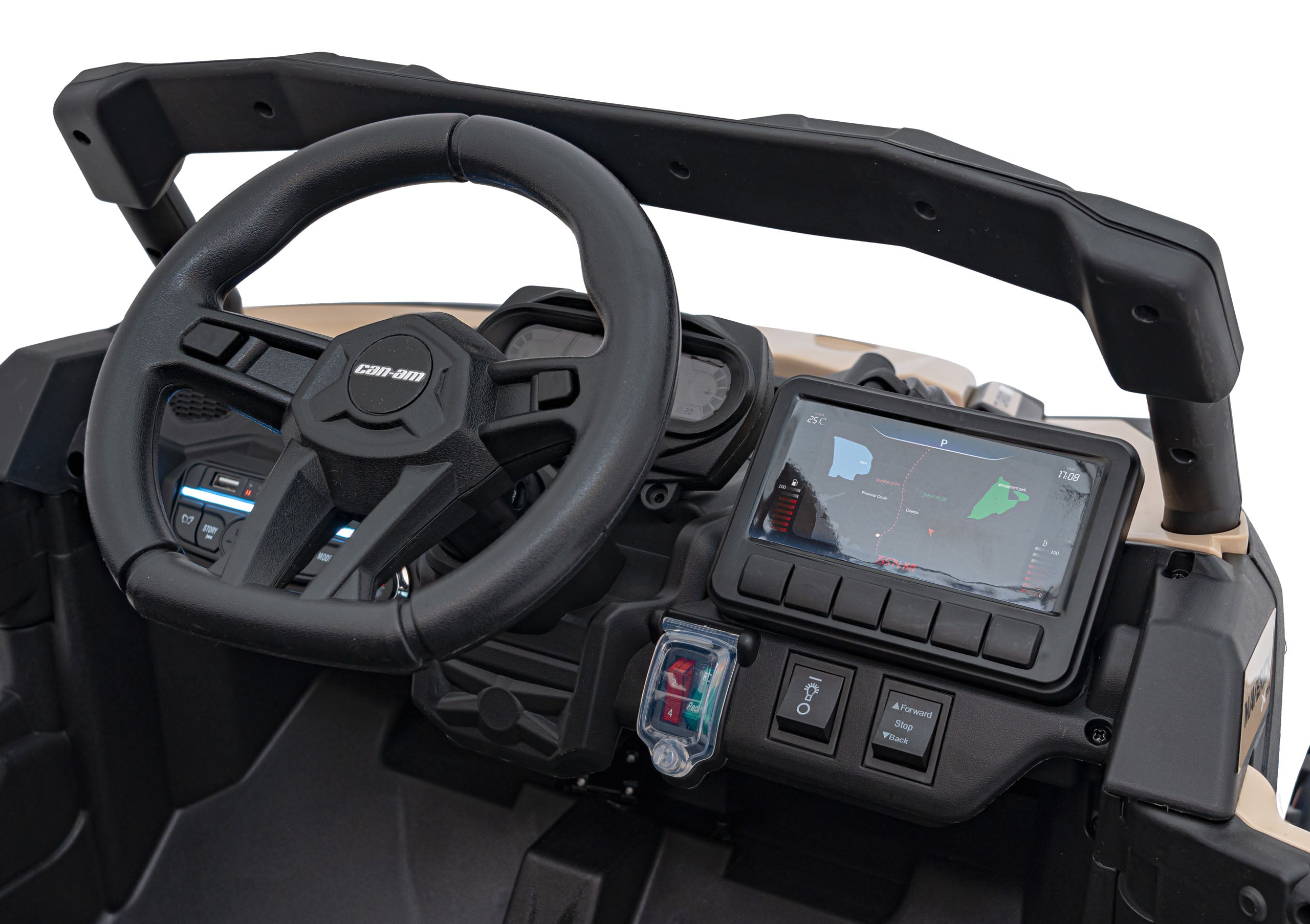 Buggy na akumulator ATV CAN-AM Maverick 4x4 - bež