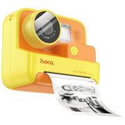hoco. Dječija kamera sa printerom, 2" IPS LCD, 720p, microSD - DV200 Yellow