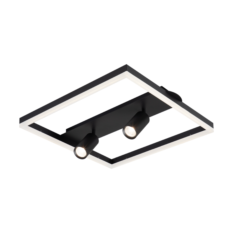 Stropna dekorativna svjetiljka Green Tech 36W, 3CCT + 2 x SPOT GU10