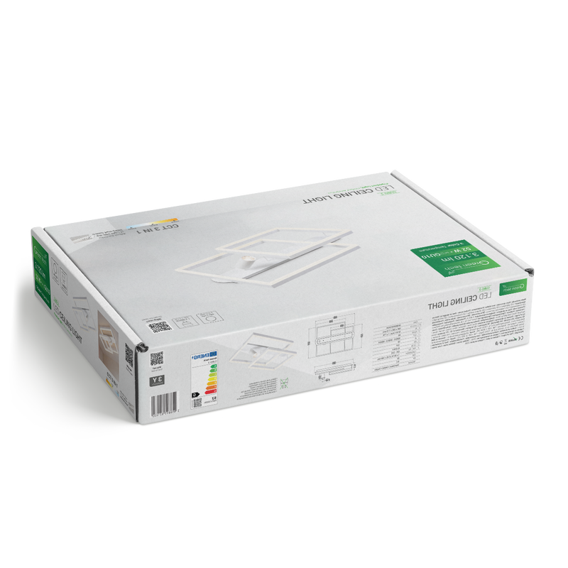 Stropna dekorativna svjetiljka Green Tech 52W, 3CCT + 1 x SPOT GU10