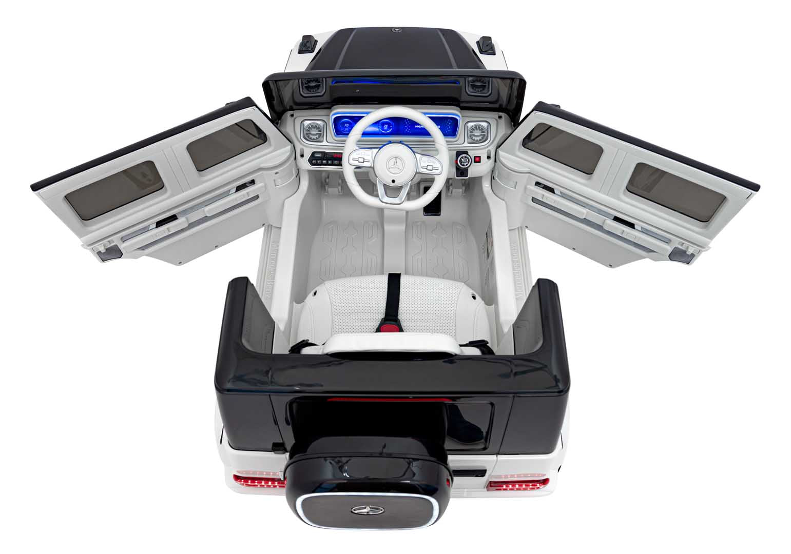 Licencirani auto na akumulator Mercedes Benz EQG 4x4 - bijeli