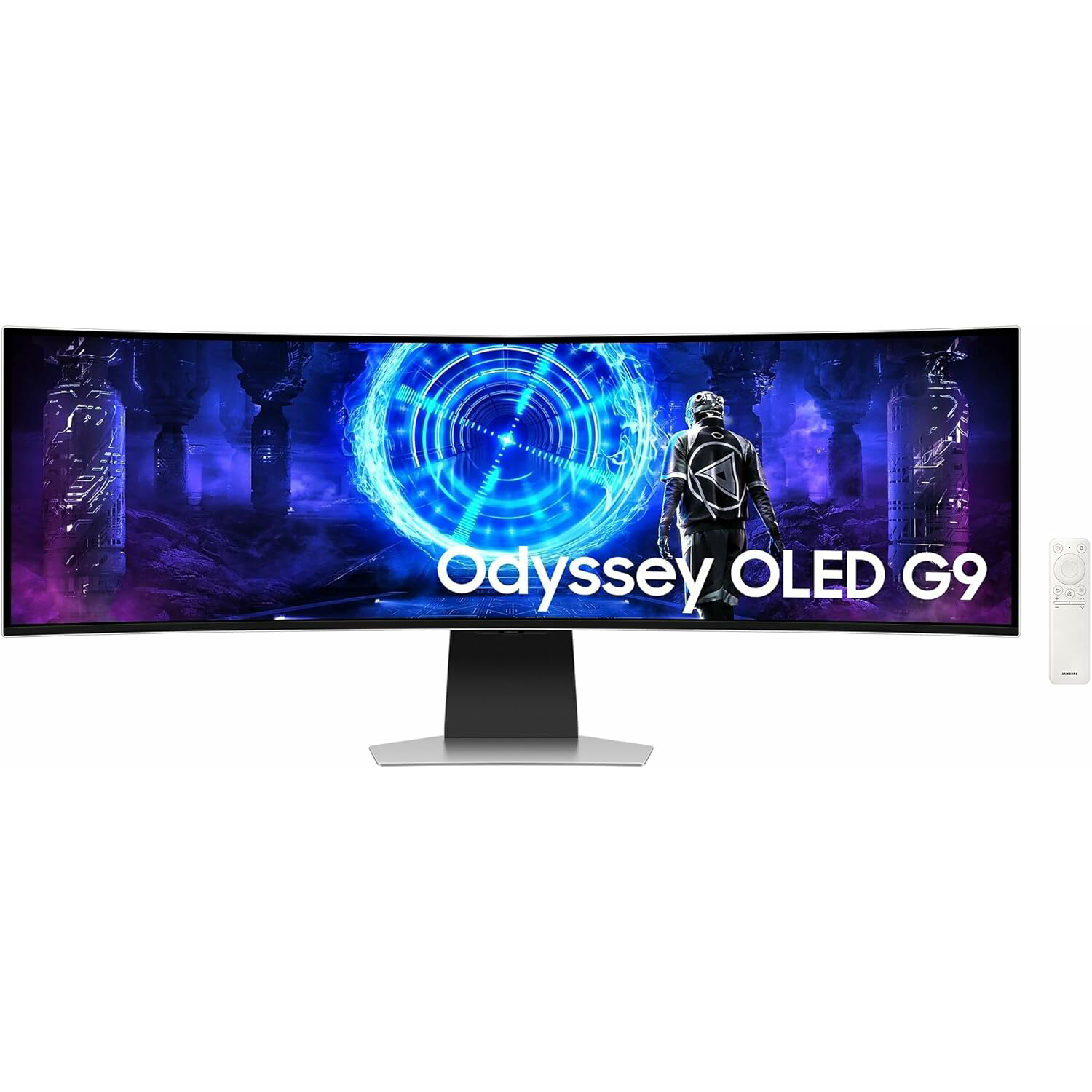 Samsung S49DG950SU računalni monitor 124,5 cm (49") 5120 x 1440 pikseli Dual QHD OLED Srebro