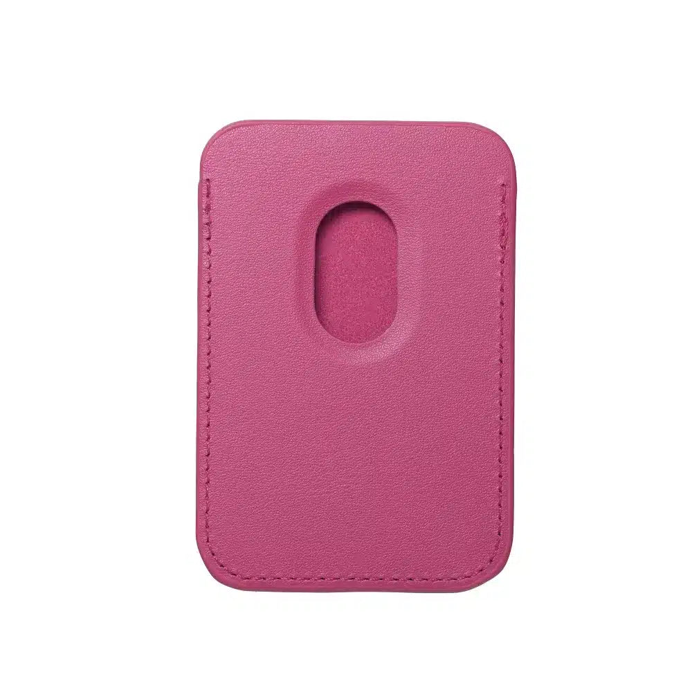 Kožený magnetický Mag Wallet růžový