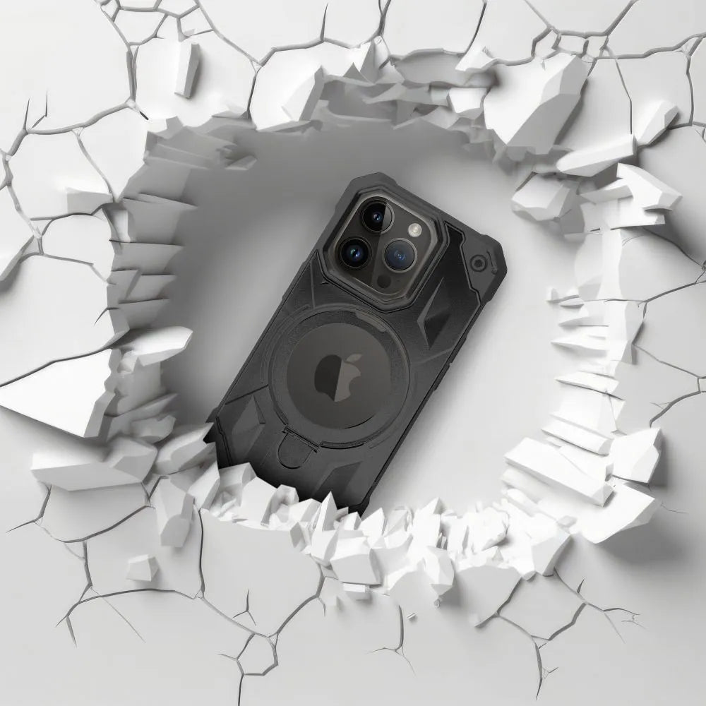 Ochranný kryt Armor Mag Cover kompatibilní s MagSafe pro iPhone 15 černý