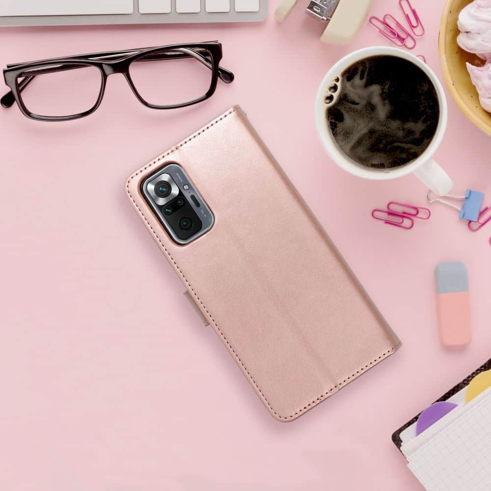 MEZZO Book case za XIAOMI Mi 11 Lite 5G / Mi 11 Lite LTE ( 4G ) / Mi 11 Lite NE tree rose gold