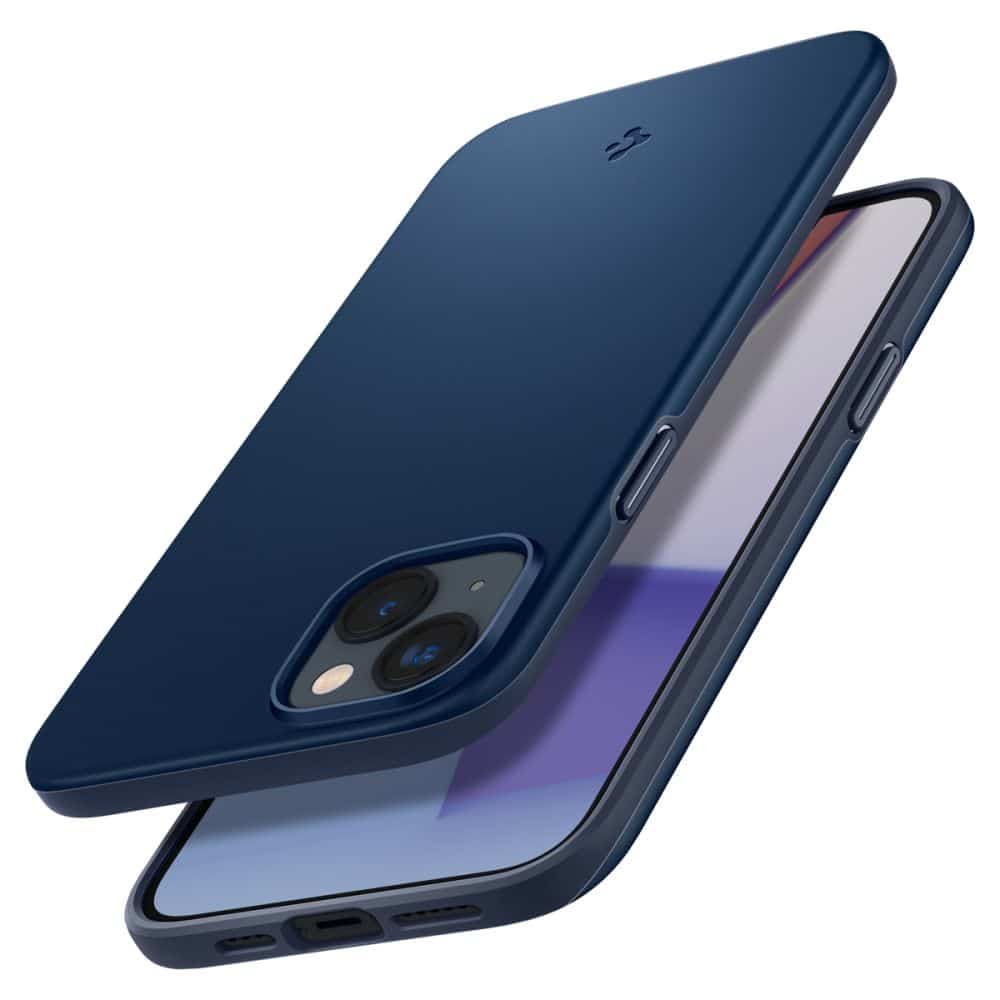 SPIGEN THIN FIT POUZDRO PRO IPHONE 14 PLUS / 15 PLUS NAVY MODRÉ