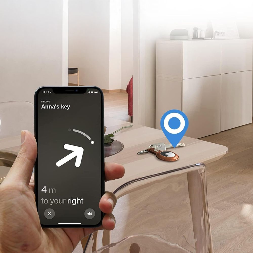 TECH-PROTECT NATURALFIT POUZDRO NA KLÍČENKU PRO APPLE AIRTAG 1 / 2 - hnědé