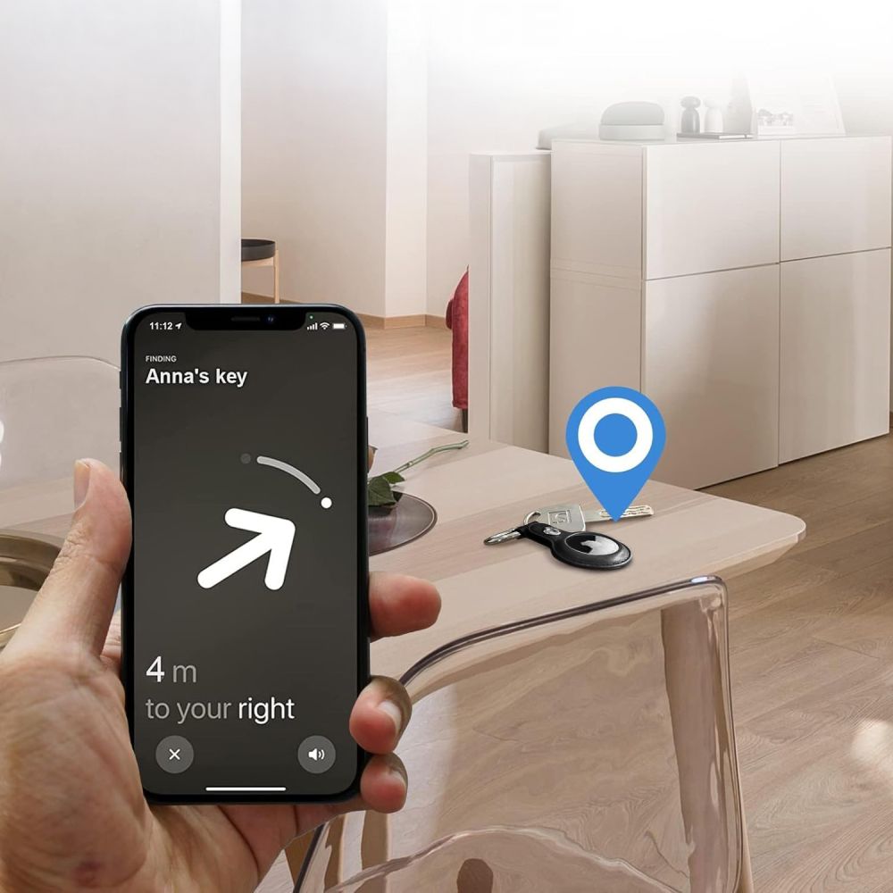 TECH-PROTECT NATURALFIT PRIVJESAK TORBICA ZA APPLE AIRTAG 1 / 2 – crna