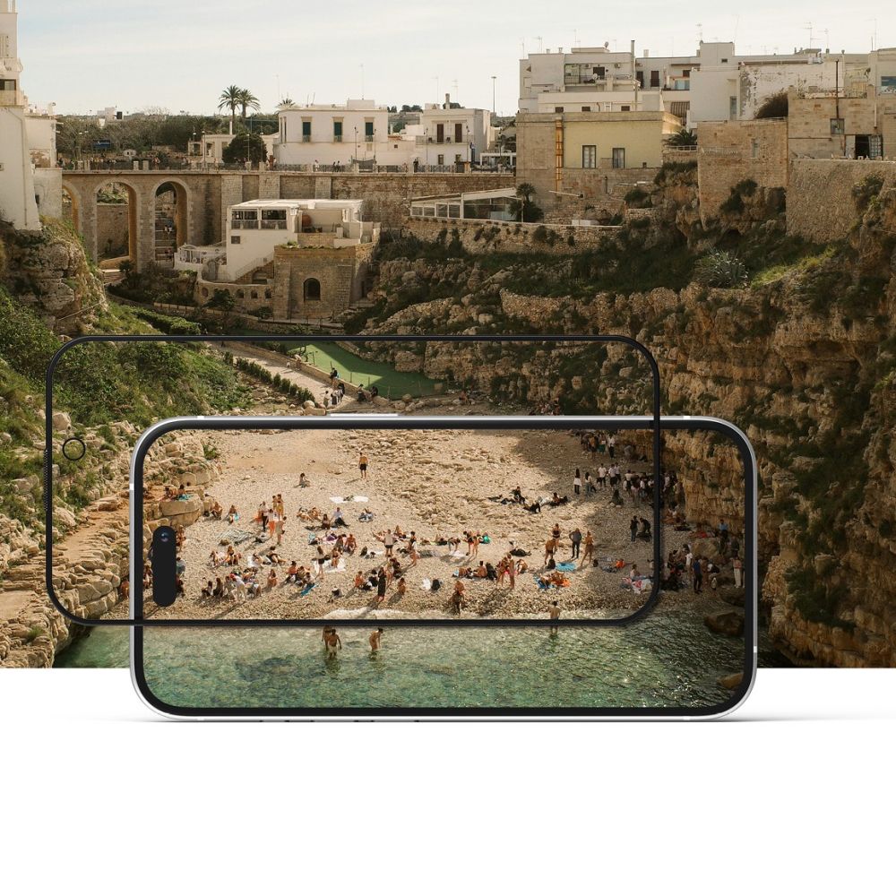 Kaljeno staklo Ringke Easy Slide (2 kom) za iPhone 16 Pro Max - Privacy