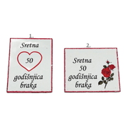 50. výročí svatby Š12446 Magnetka