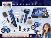 MEGA Set for a Little Hairdresser Blue + Accessories