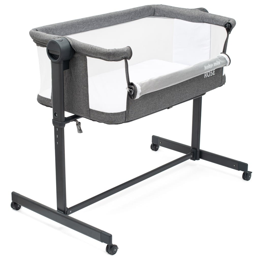 Rose bedside kolijevka grey