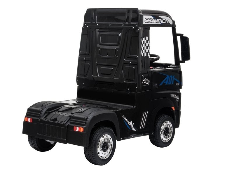 Kamion na akumulator Mercedes Actros 4x4 MP4- crni/lakirani