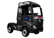 Kamion na akumulator Mercedes Actros 4x4 MP4- crni/lakirani