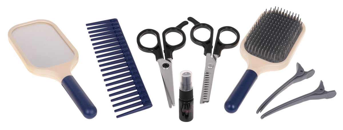 MEGA Set for a Little Hairdresser Blue + Accessories