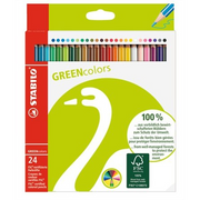 STABILO GREENcolors Farbstifte Višebojno 24 kom