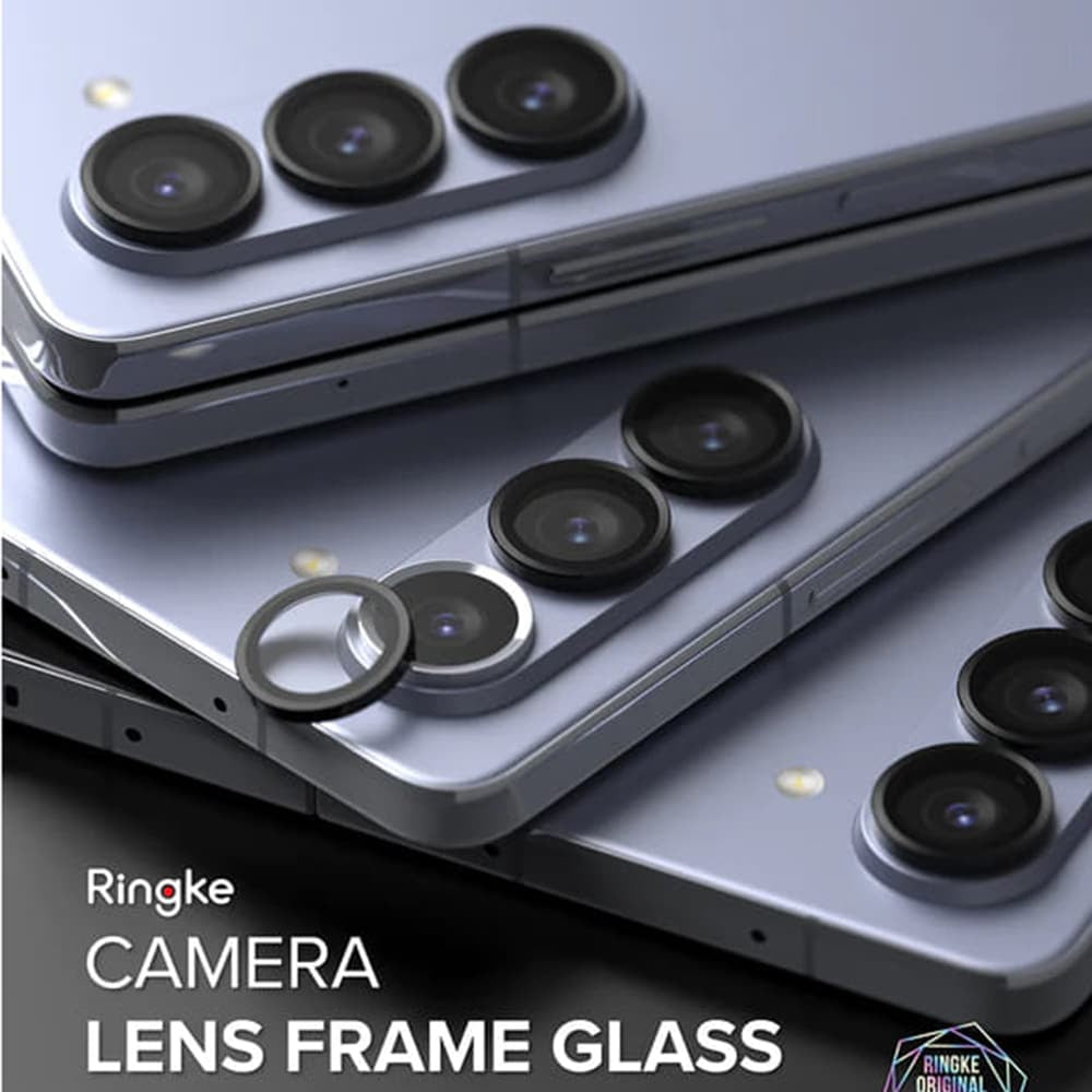 Ringke - Skleněný rámeček objektivu fotoaparátu pro Samsung Galaxy Z Fold5 - černý