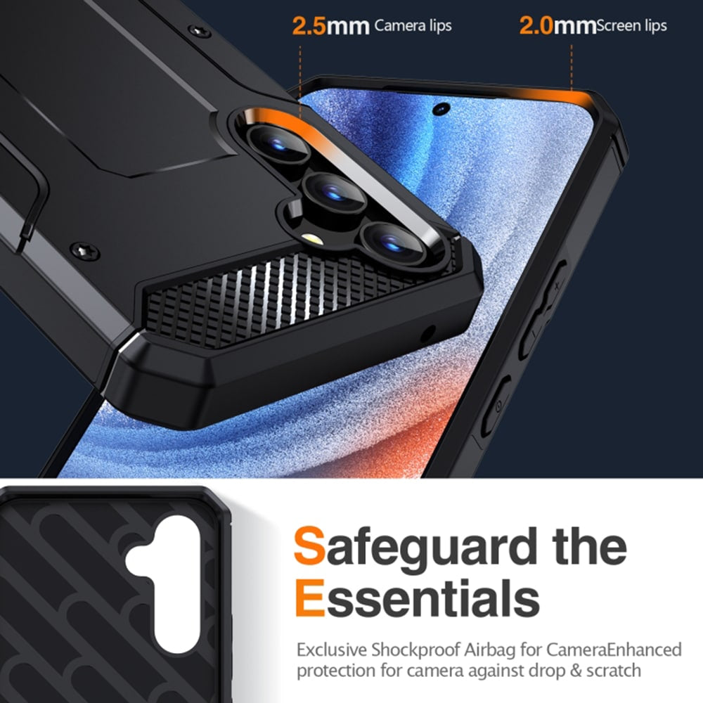 Techsuit - Hybrid Armor Kickstand zaštitna maska za Samsung Galaxy A54 - crna