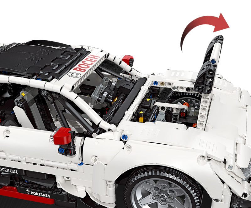 Sports Car Set White 2489pcs.