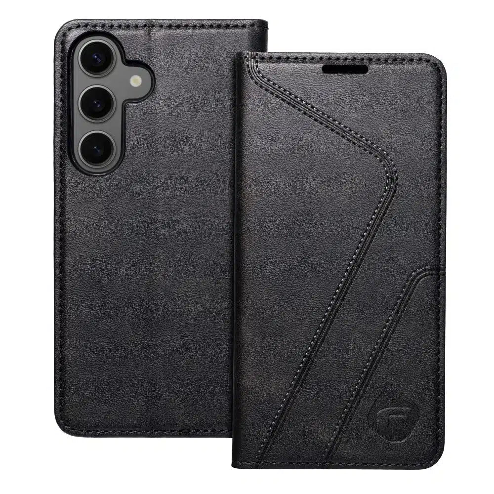 FORCELL F-PROTECT RFID Blocker flipové pouzdro pro SAMSUNG GALAXY S24 černé