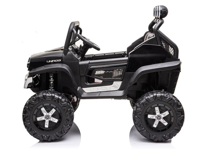 Licencirani auto na akumulator Mercedes Unimog S - Crni