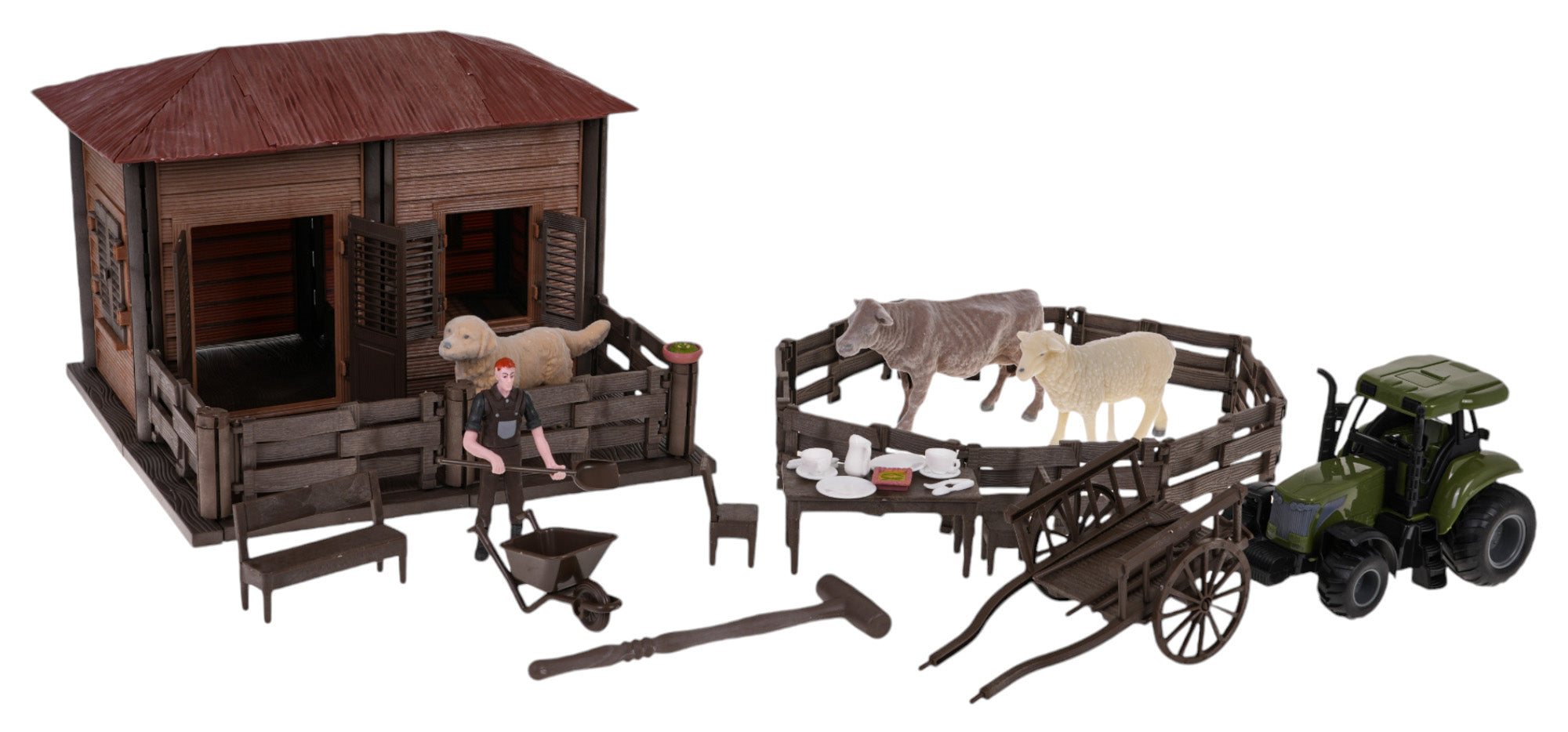 Set figurica s traktorom - FARM